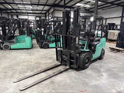 2018 Mitsubishi FG30N 6,000 lbs Industrial Warehouse Forklift Truck LPG bidadoo