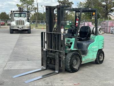 2015 MITSUBISHI FG30N 6,000 lbs Industrial Warehouse Forklift Truck bidadoo