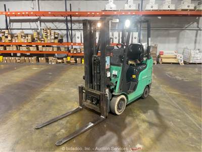2015 Mitsubishi FGC15N 3,000 lbs Class Warehouse Forklift Lift GCT LPG bidadoo