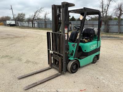2002 MITSUBISHI FGC18K 3000 lb Electric Warehouse / Industrial Forklift bidadoo