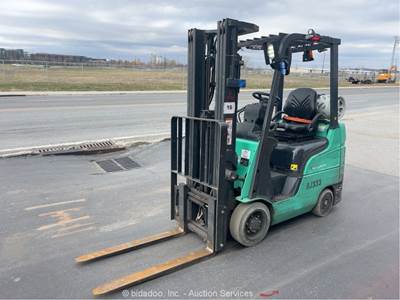 2020 Mitsubishi FGC18N 3,500 Lb Warehouse Industrial Forklift Lift Truck bidadoo