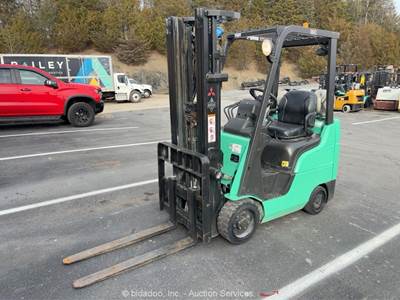 2011 Mitsubishi FGC18N 3,000 lb Warehouse Industrial Forklift Lift Truck bidadoo
