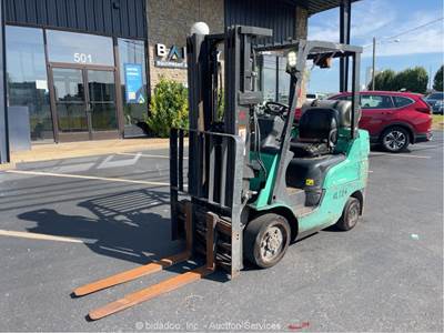2014 Mitsubishi FGC25N 5,000 lb Class Warehouse Forklift Lift Truck bidadoo