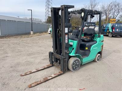 2017 Mitsubishi FGC25N 5,000 lb Class Warehouse Forklift Lift Truck bidadoo