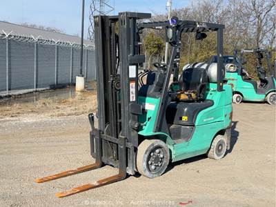2017 Mitsubishi FGC25N 5,000 lbs Class Warehouse Lift Truck Forklift bidadoo
