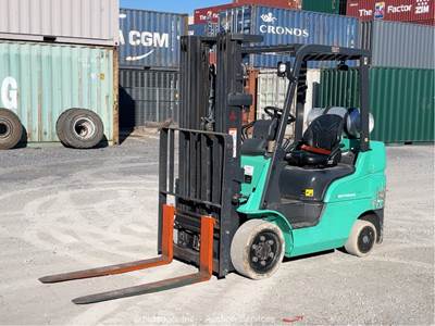 2021 Mitsubishi FGC25N 5,000 lbs Industrial Forklift Lift Truck LPG bidadoo