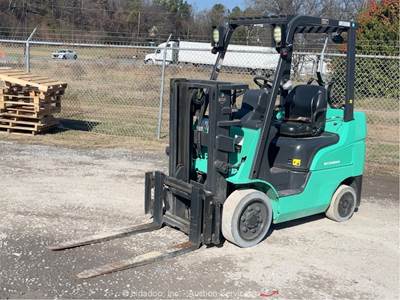 2016 Mitsubishi FGC25N 5,000 lbs Warehouse Industrial Forklift Lift LPG bidadoo