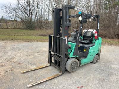 2017 Mitsubishi FGC25N 5,000 lb Warehouse Industrial Forklift Truck bidadoo