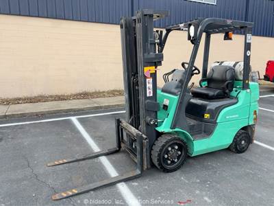 2017 Mitsubishi FGC25N 5,000 lb Warehouse Industrial Forklift Truck bidadoo