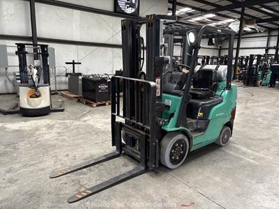 2017 Mitsubishi FGC25N 5,000 lbs Warehouse Industrial Forklift Lift LPG bidadoo