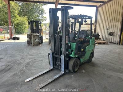 2021 Mitsubishi FGC30N 3,000 lbs Industrial Warehouse Forklift Truck LPG bidadoo