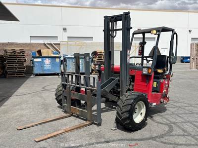 2015 MOFFETT M45P STM 5,000 lbs Class Piggyback Truck Mounted Forklift bidadoo