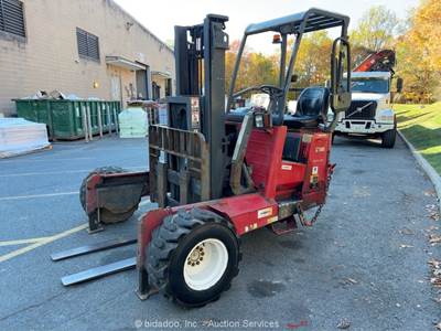2012 Moffett M50P 5,000 lbs Rough Terrain Forklift Truck Mounted Kubota bidadoo