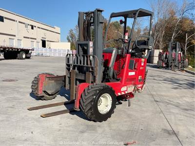2012 Moffett M50P 5,000 lb Rough Terrain Forklift Truck Mounted Kubota bidadoo