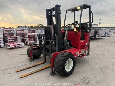 2013 Moffett M50P 5,000 lbs Rough Terrain Forklift Truck Kubota bidadoo -Repair