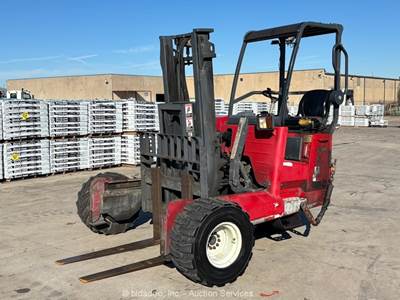 2012 Moffett M50P 5,000 lbs Rough Terrain Forklift Truck Mounted Kubota bidadoo