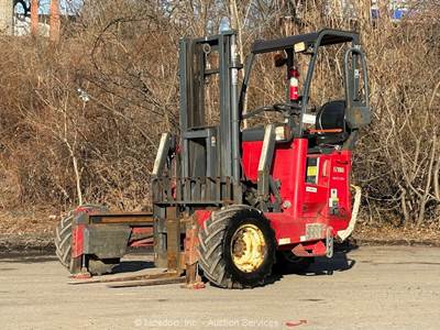 2013 Moffett M50P 5,500 lbs Rough Terrain Truck Mounted Forklift Lift bidadoo