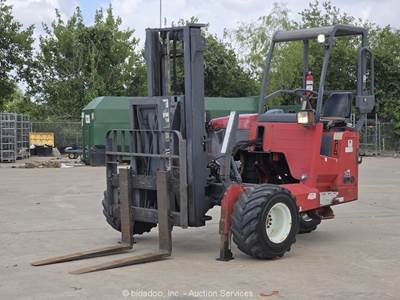 2011 Moffett M50P 5,000 lbs Rough Terrain Forklift Truck Mounted Kubota bidadoo