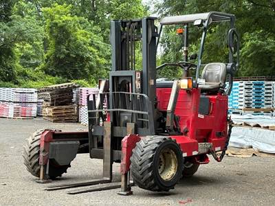 2012 Moffett M50P 5,000 lbs Rough Terrain Forklift Truck Mounted Kubota bidadoo