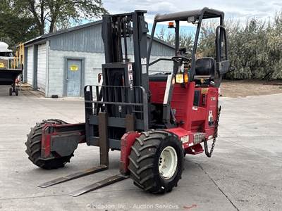 2012 Moffett M50P 5,000 lbs Rough Terrain Forklift Truck Mounted Kubota bidadoo