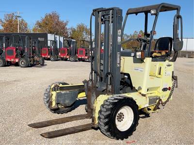 2006 Moffett M50TL 5,000 lbs Rough Terrain Forklift Truck Mounted Kubota bidadoo