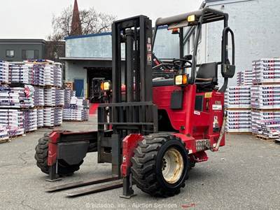 2012 Moffett M55 5,500 lbs Rough Terrain Forklift Truck Mounted Kubota bidadoo