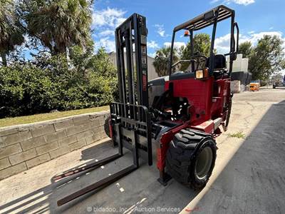 2012 Moffett M55 5,500 lbs Rough Terrain Mounted Forklift Kubota -Parts/Repair