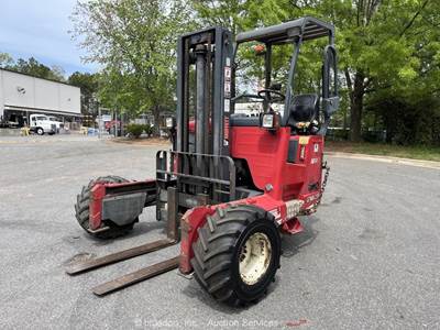 2011 Moffett M55 5,500 lbs Rough Terrain Forklift Lift Truck Mounted bidadoo