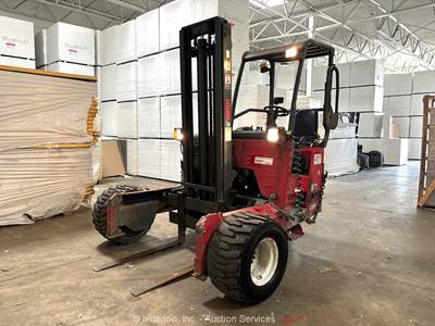 2011 Moffett M55 5,500 lbs Rough Terrain Forklift Truck Mounted Kubota bidadoo