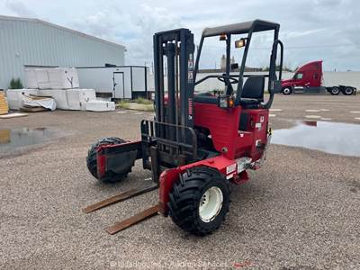 2011 Moffett M55 5,500 lbs Rough Terrain Forklift Lift Truck Mounted bidadoo