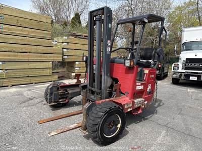 2014 Moffett M55.4 5,500 lbs Mounted Forklift Rough Terrain Lift Truck bidadoo