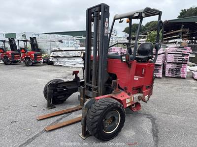 2013 Moffett M55.4 5,500 lbs Rough Terrain Truck Mounted Forklift Kubota bidadoo