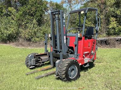 2015 Moffett M55.4 5,500 lbs Rough Terrain Forklift Lift Truck Mounted bidadoo