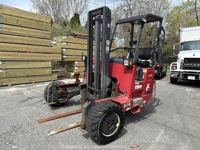2014 Moffett M55.4 5,500 lbs Mounted Forklift Rough Terrain Lift Truck bidadoo