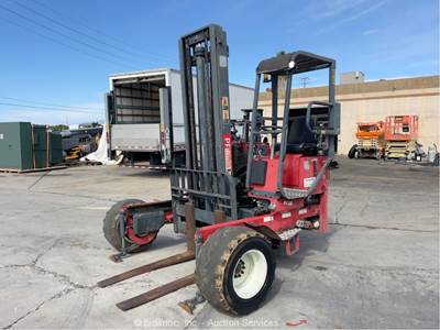 2005 Moffett M5500 5,500 lbs Rough Terrain Forklift Lift Truck-Mounted bidadoo