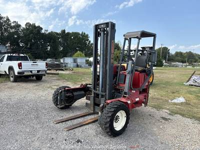 2004 Moffett M5500 W 4W 5,500 lbs Rough Terrain Truck Mounted Forklift bidadoo