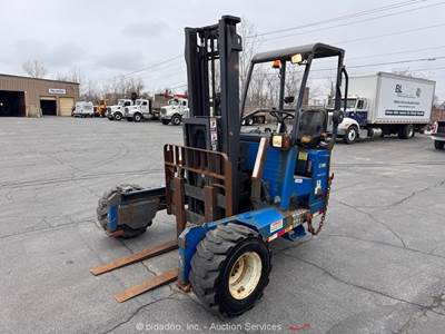 2013 Moffett M55P 5,500 lbs Rough Terrain Forklift Lift Truck Mounted bidadoo