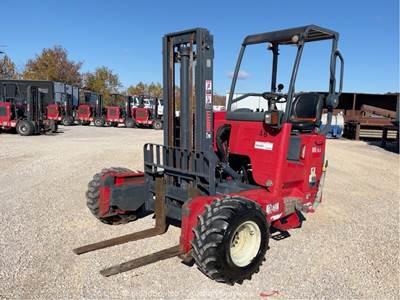 2014 Moffett M8 55.3 5,500 lbs Rough Terrain Forklift Truck Mounted Lift bidadoo