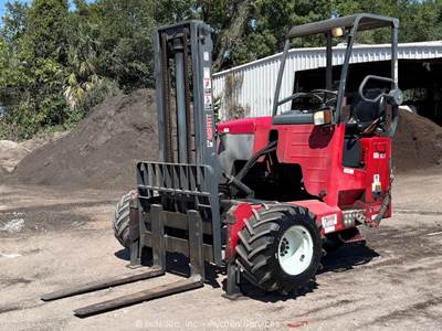 2015 Moffett M8 55.3 5,500lb Rough Terrain Forklift Truck Mounted Kohler bidadoo