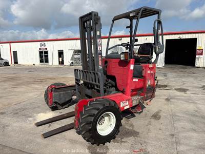 2014 Moffett M8 55.3 5,500 lbs Rough Terrain Forklift Lift Truck Mounted bidadoo