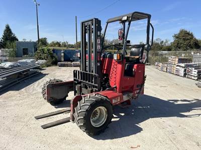 2015 MOFFETT M8 55.3 5,500 lbs Rough Terrain Forklift Truck Lift bidadoo
