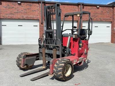 2014 Moffett M8 55.3P 5,500 lbs Rough Terrain Truck Mounted Forklift bidadoo