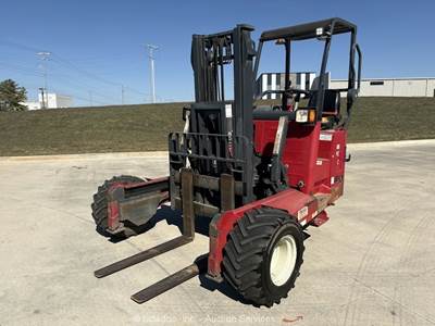 2017 Moffett M8 55.3P 5,500 lbs Rough Terrain Truck Mounted Forklift bidadoo