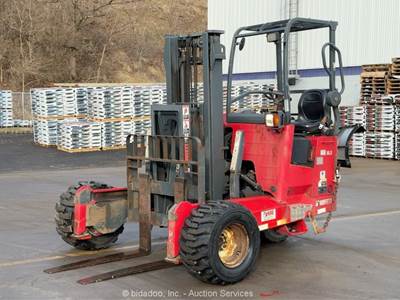 2015 Moffett M8 55.3PL 5,500 lbs Rough Terrain Forklift Truck Mounted bidadoo