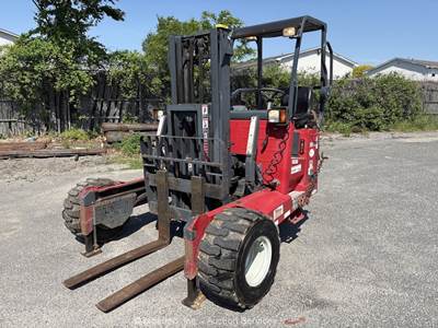 2015 Moffett M8 55.3PL 5,500 lbs Rough Terrain Forklift Truck Mounted bidadoo