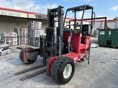 2015 MOFFETT M8 55.3PL 5,500 lbs Truck Mounted RT Forklift Lift Truck bidadoo