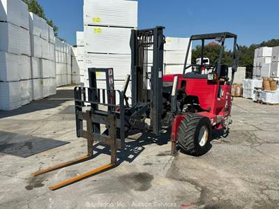 2016 Moffett M8 55.3PL 5,500 lbs Rough Terrain Forklift Truck Mounted bidadoo