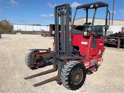2016 Moffett M8 55.4 5,500 lbs Rough Terrain Forklift Truck Mounted Lift bidadoo