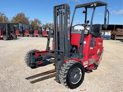 2015 Moffett M8 55.4 5,500 lbs Rough Terrain Forklift Truck Mounted Lift bidadoo