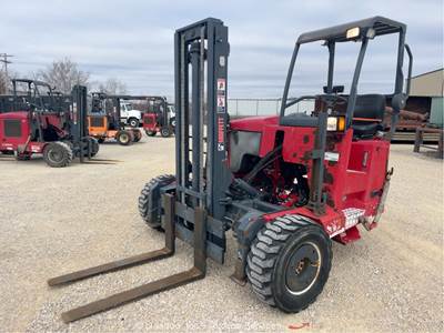 2015 Moffett M8 55.4 5,500 lbs Rough Terrain Mounted Forklift Lift Truck bidadoo